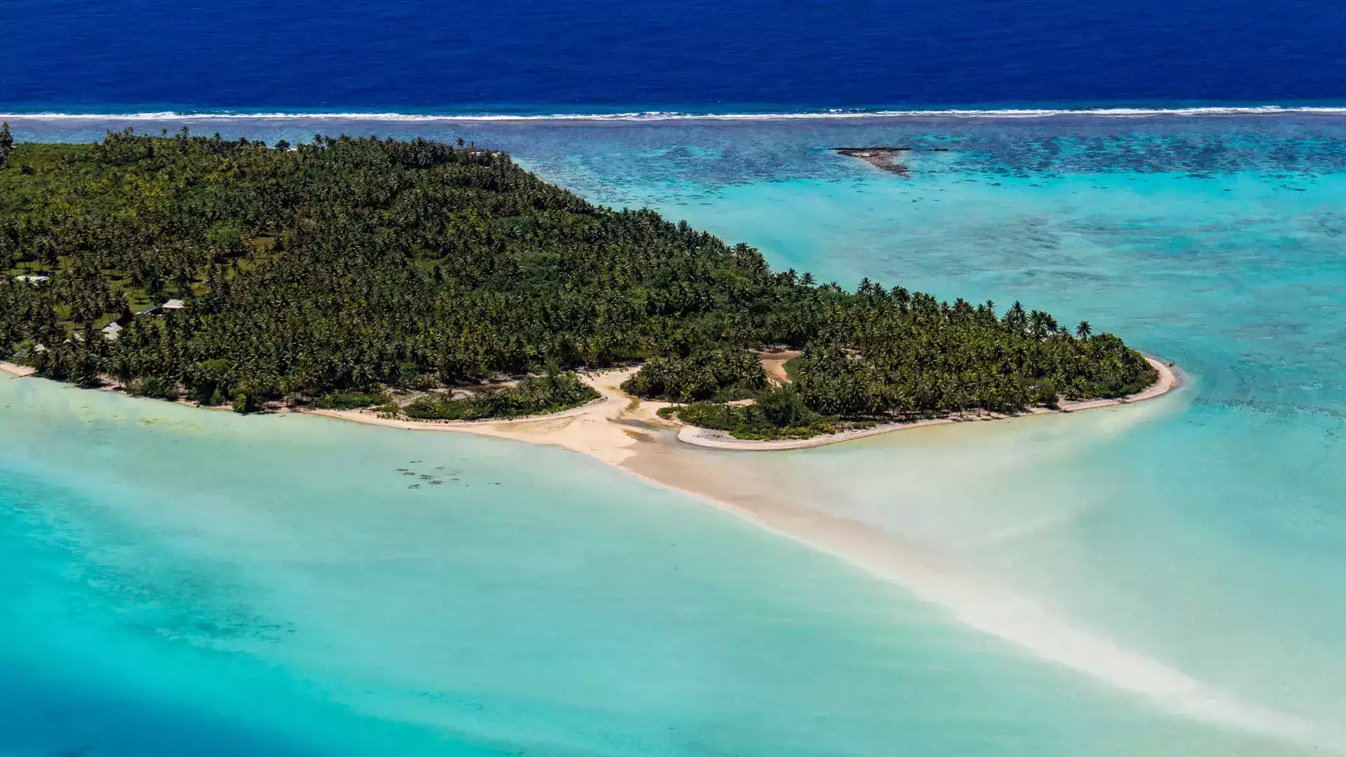 Maupiti island aerial view hike French Polynesia