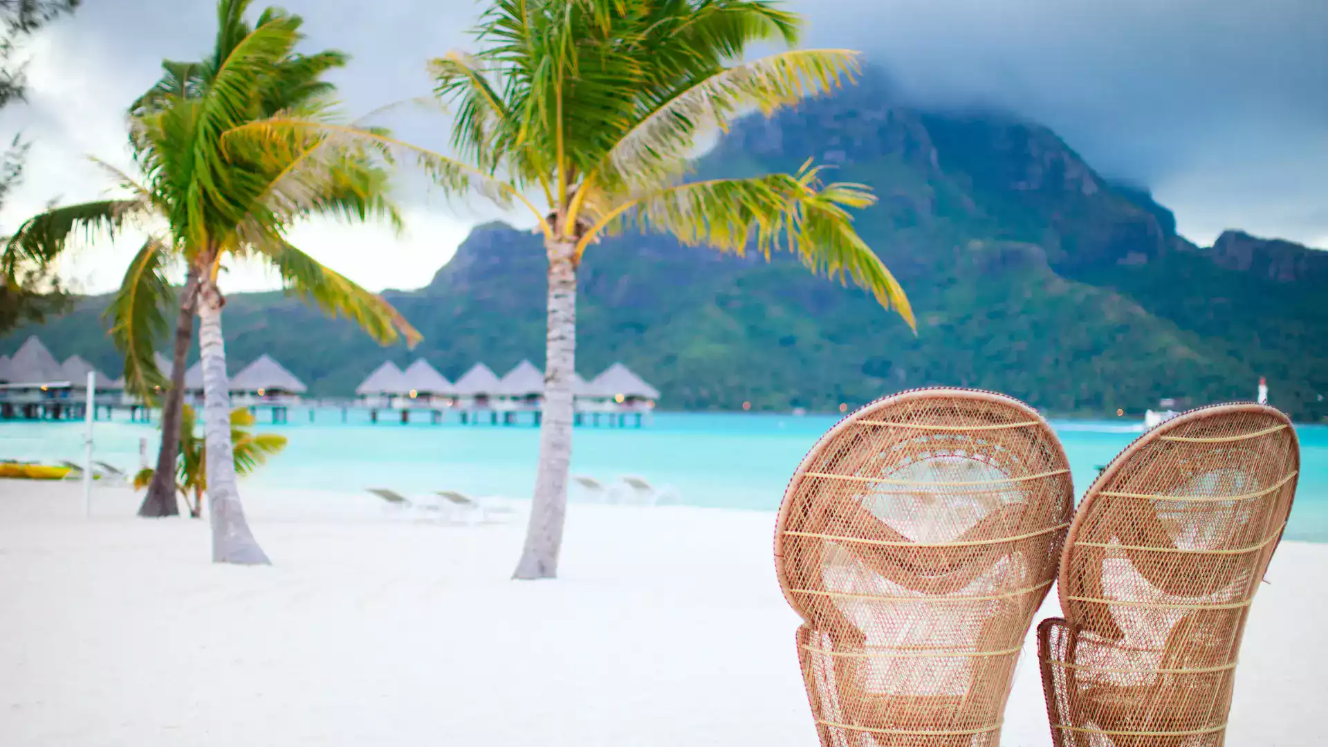 French Polynesia honeymoon couple planning trip