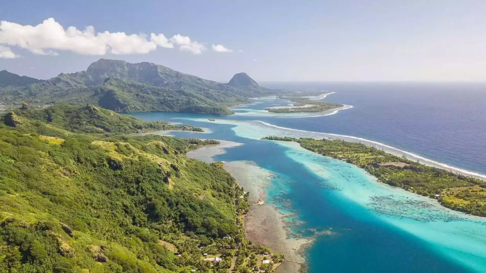 Vol ULM Huahine survol lagon Polynésie française