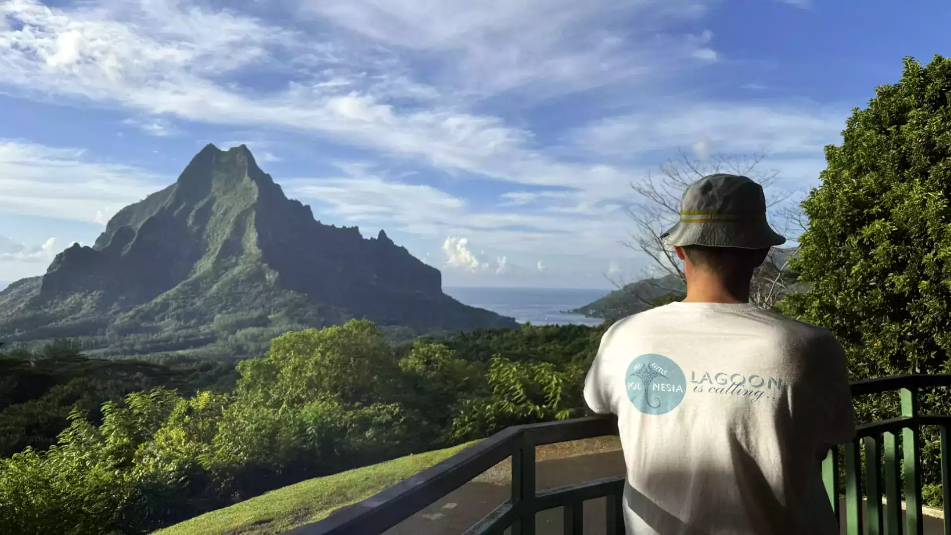 Belvedere lookout Moorea 4x4 safari tour Cook Bay Opunohu Bay