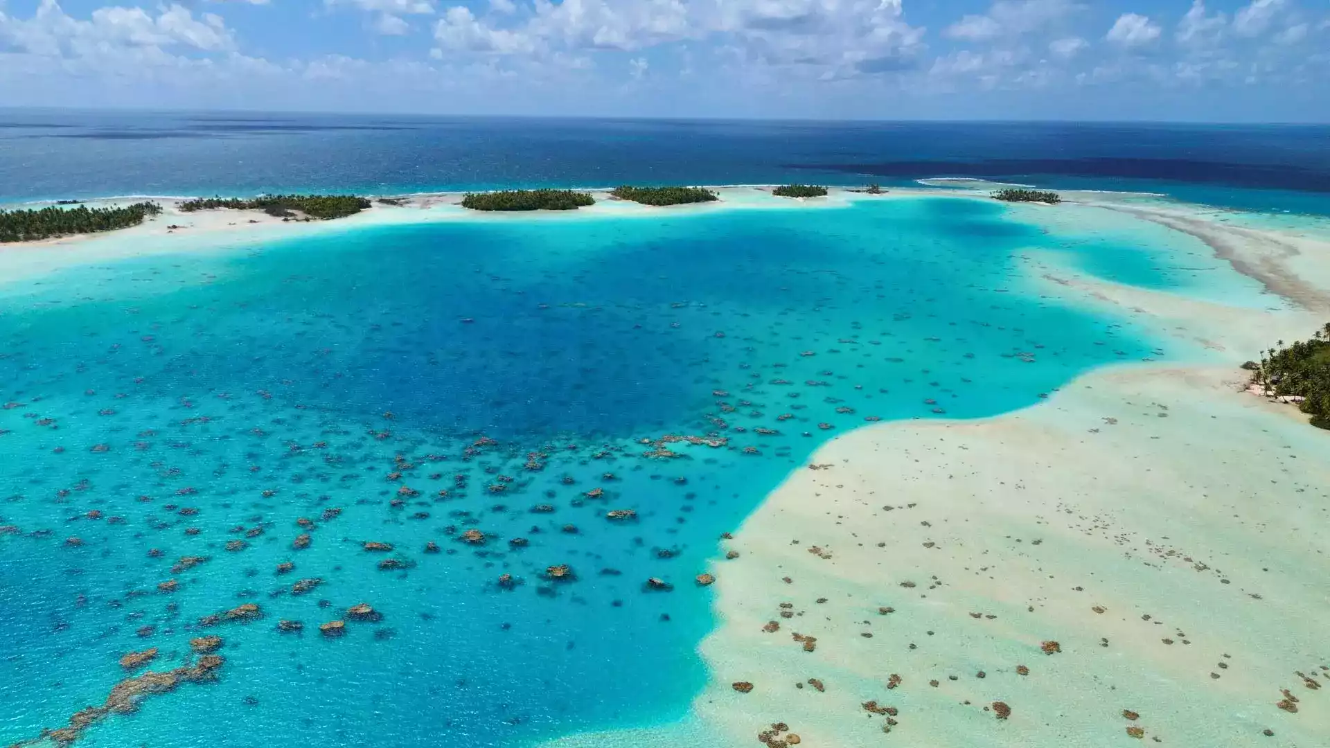 Lagon Bleu Rangiroa Tuamotu Polynésie française atoll