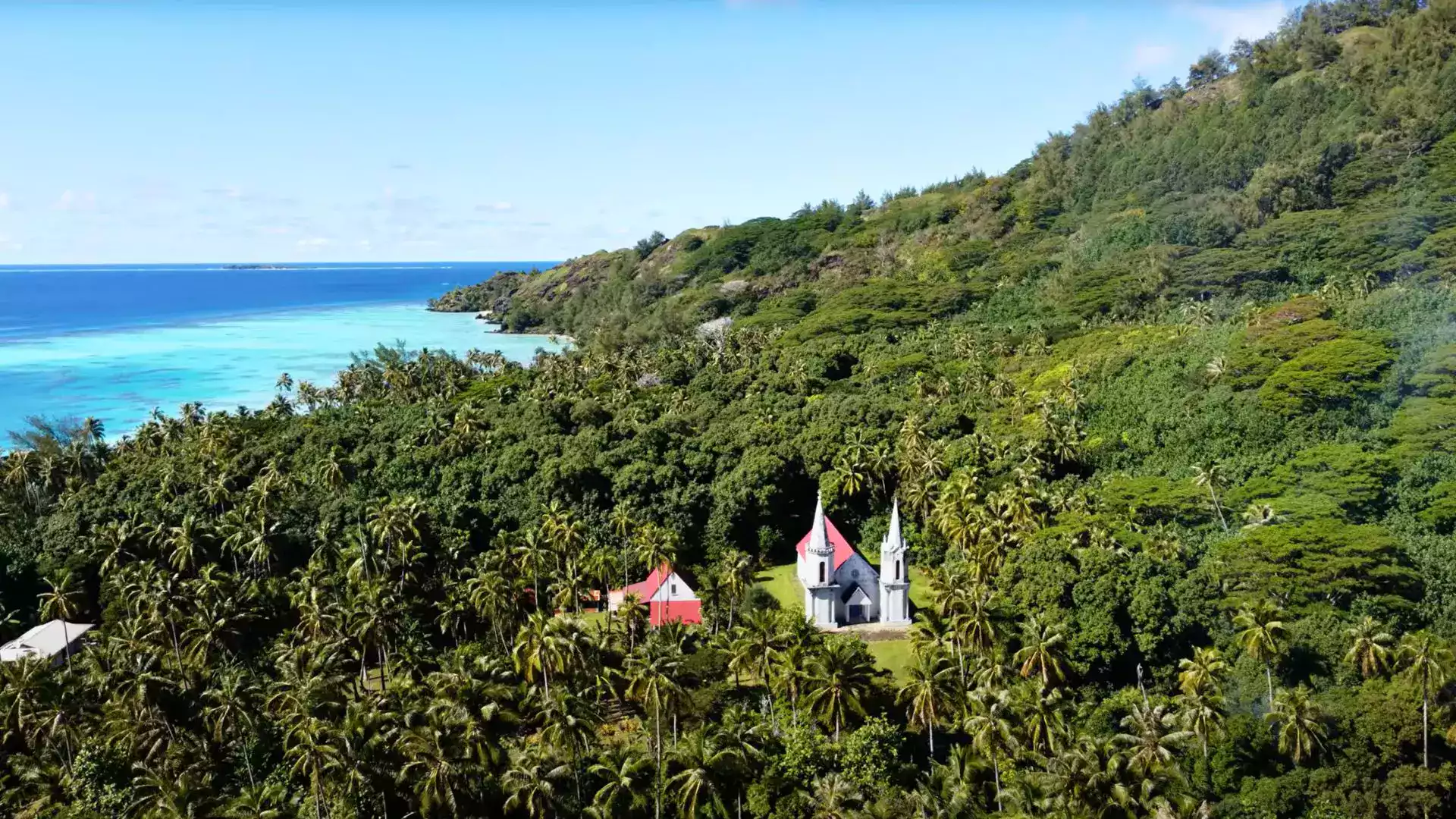Saint-Michel Cathedral Rikitea Mangareva Gambier Islands French Polynesia