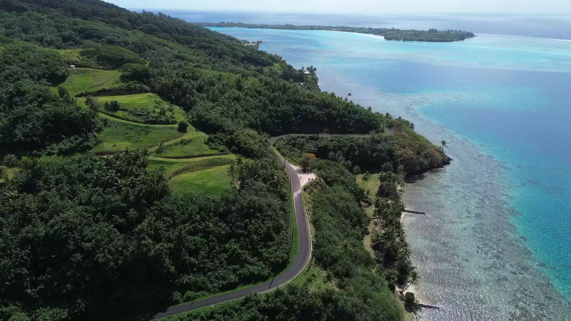 Lagon de Huahine Polynésie française îles sous-le-vent