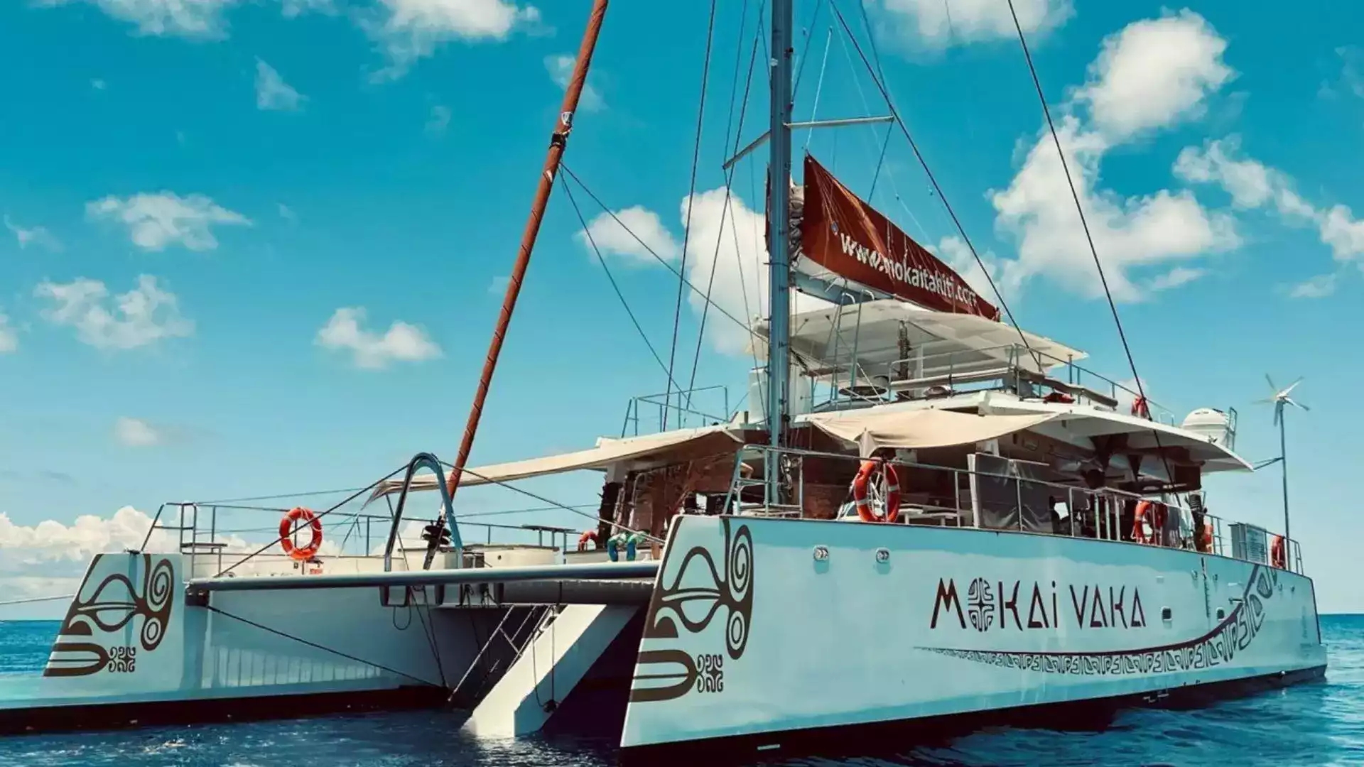 Catamaran excursion Tétiaroa atoll Tahiti