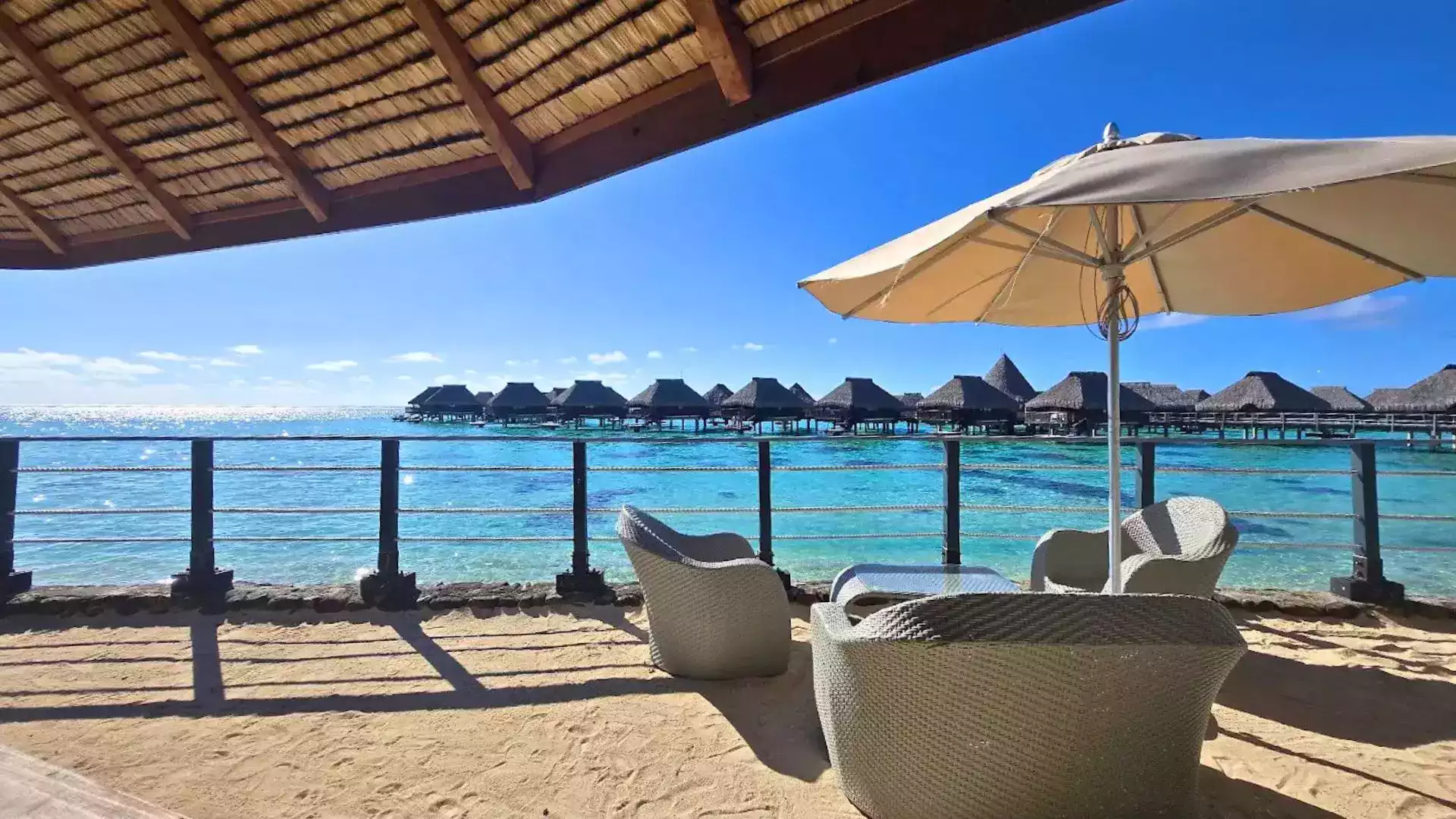 Hilton Moorea overwater resort pilotis pool bar French Polynesia