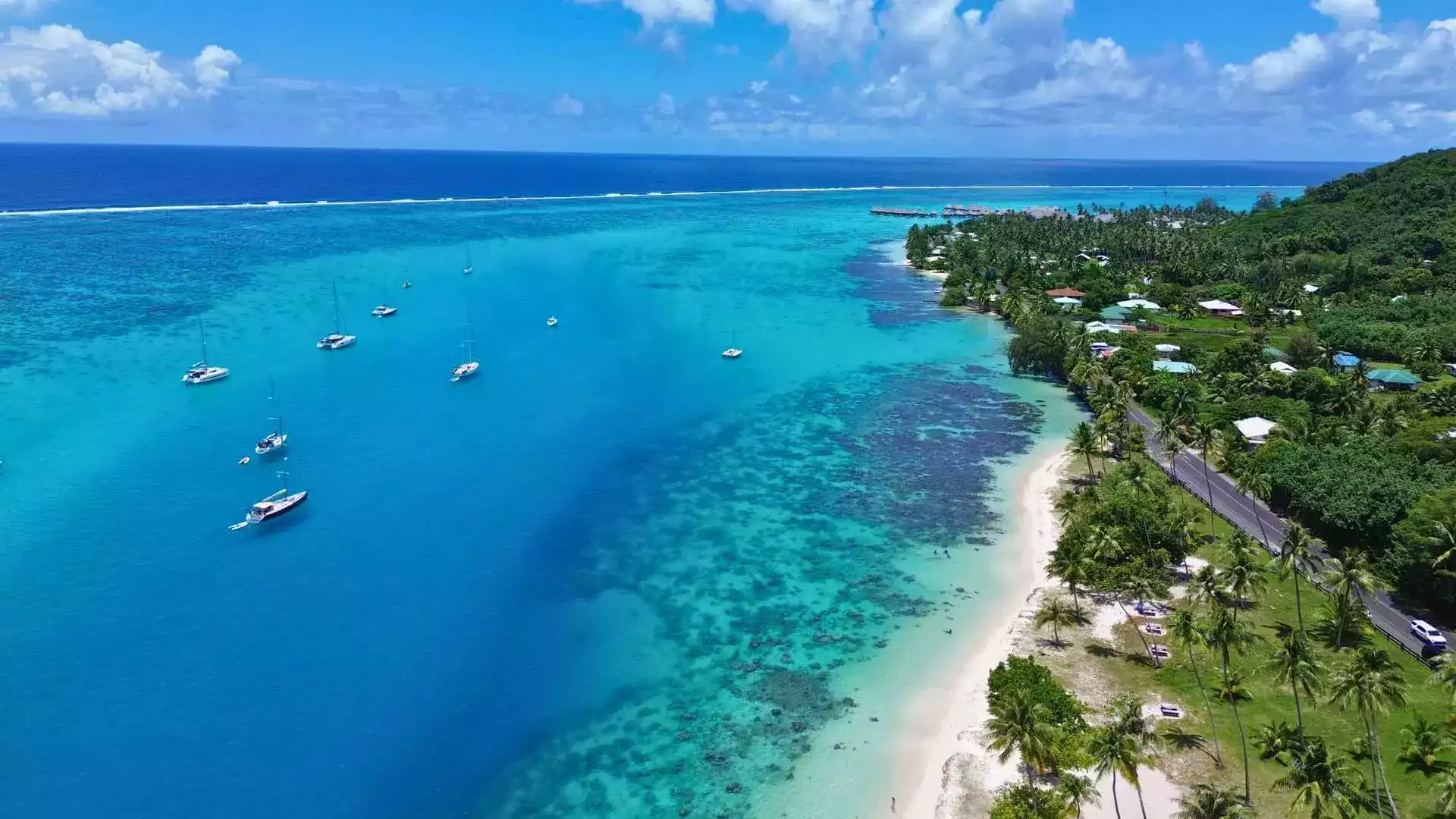 Lagon de Moorea eau turquoise snorkeling