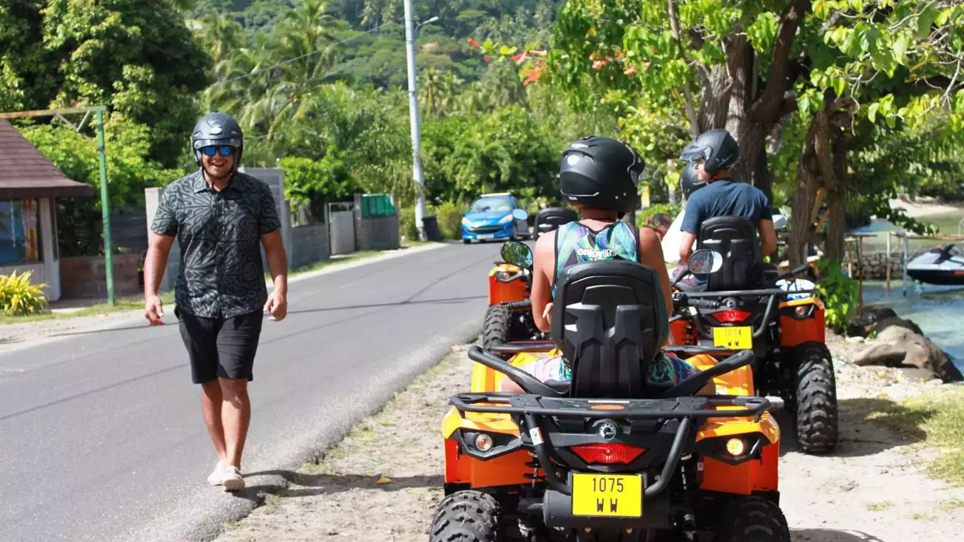 Bora Bora Activities Center quad ATV island tour French Polynesia