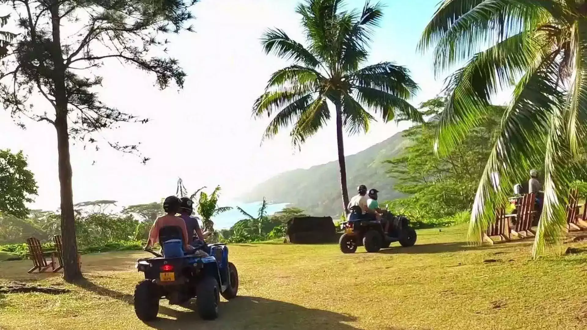 Bora Bora Adventures ATV Quads Tours Mt Popoti French Polynesia