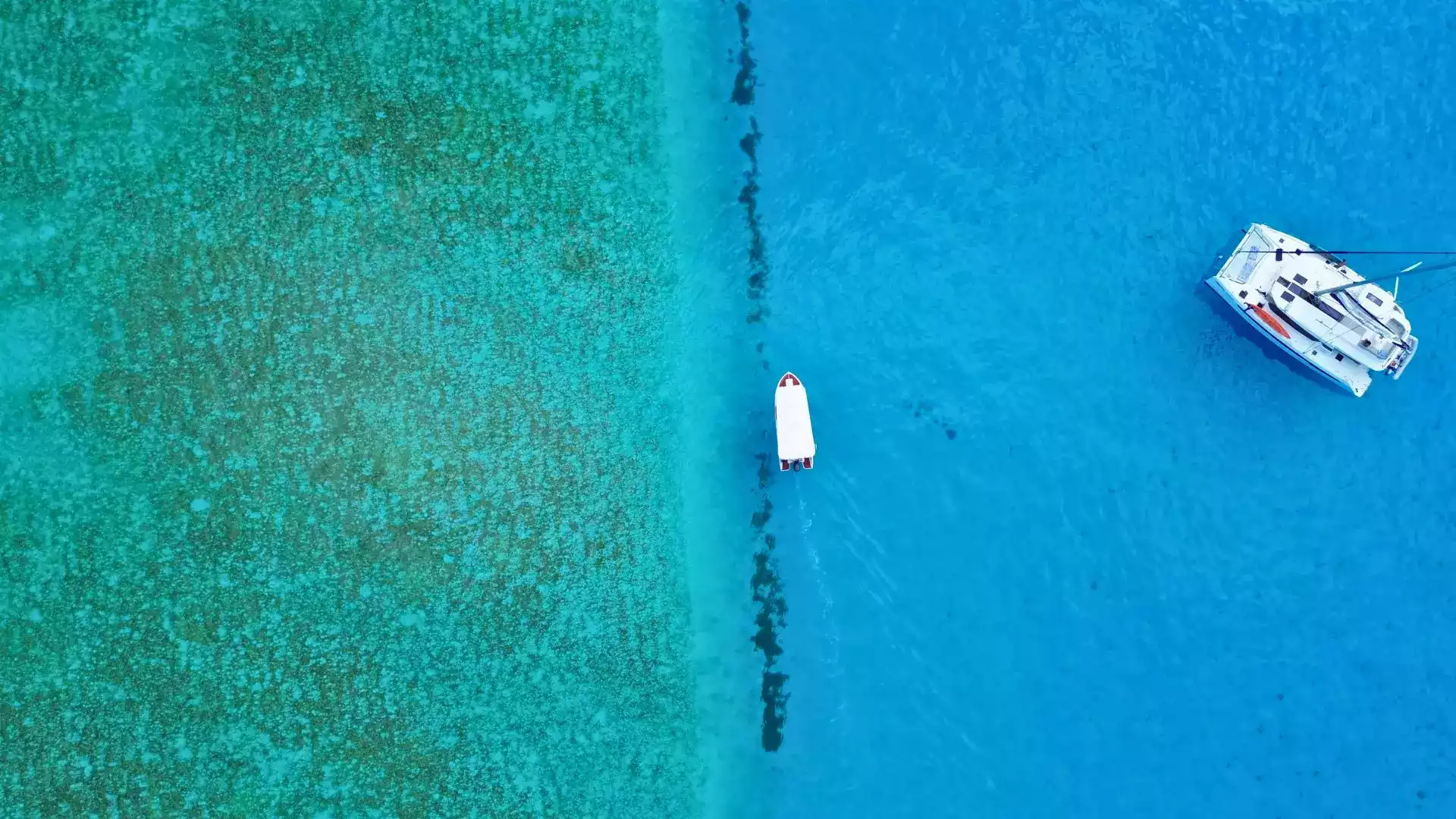 Lagon Bora Bora bleu turquoise Polynésie française