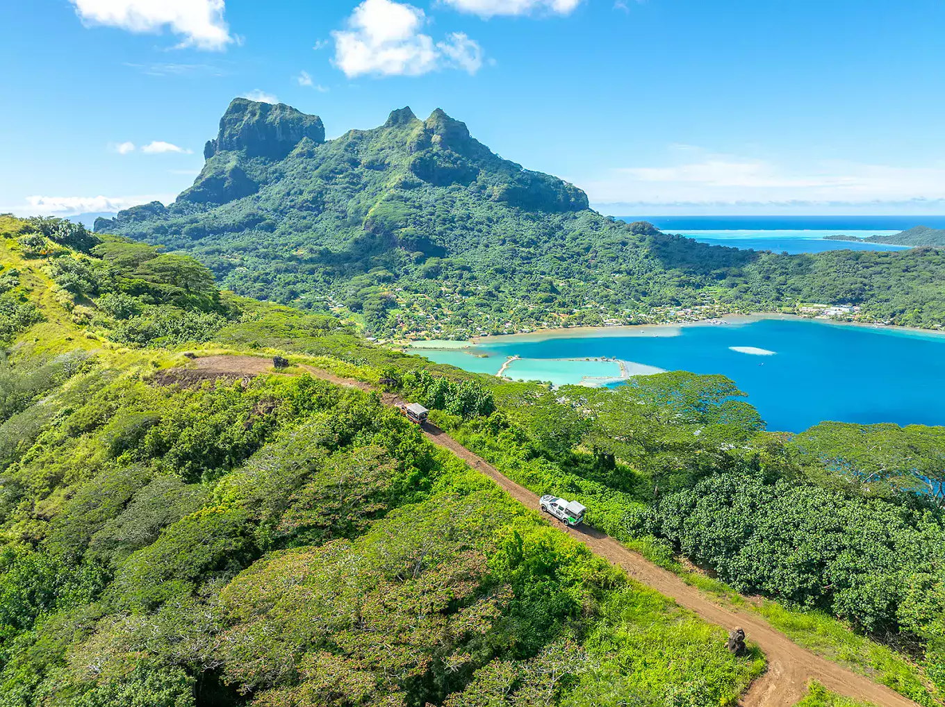 Tupuna Safari 4x4 tour Bora Bora belvédère lagon Polynésie française