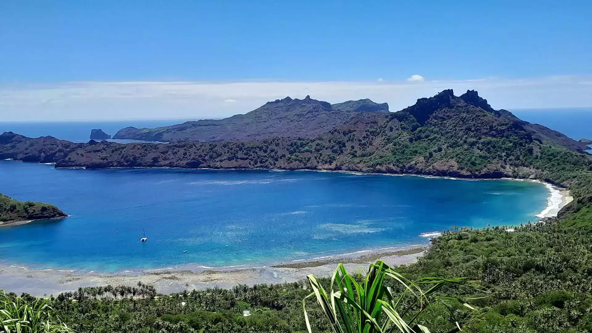 Baie d'Anaho Nuku Hiva Marquises Polynésie française