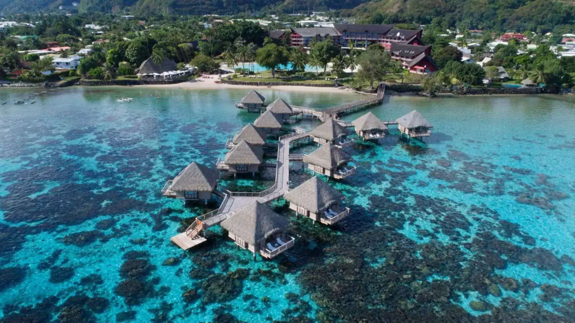 Bungalow sur pilotis Tahiti Lagoon Resort